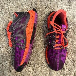 adidas Purple and Orange Athletic Shoes